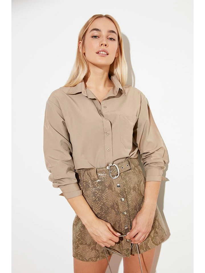 Trendyol Hemd In Beige 14 Trendyol Hemd In Beige – Bild 12