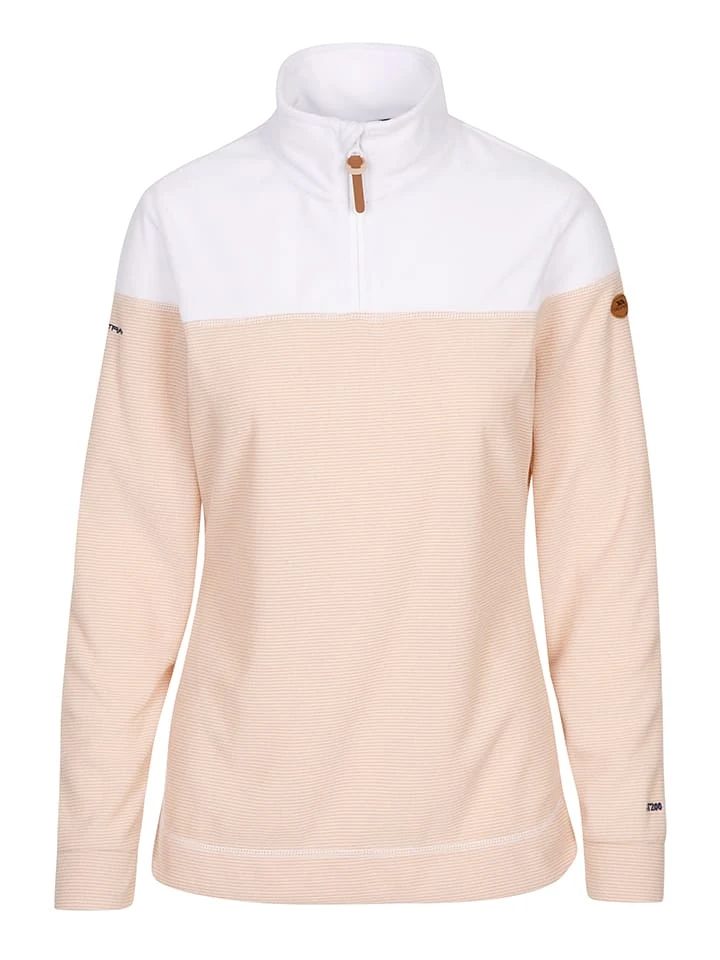 TRESPASS Fleecepullover "Puglia" In Rosa/ Weiß 3 TRESPASS Fleecepullover "Puglia" In Rosa/ Weiß