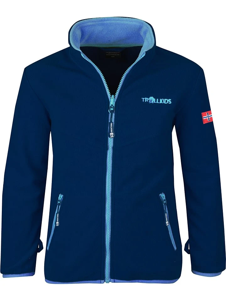 TROLLKIDS 3in1-Funktionsjacke "Bryggen" In Dunkelblau/ Blau 6 TROLLKIDS 3in1-Funktionsjacke "Bryggen" In Dunkelblau/ Blau – Bild 4