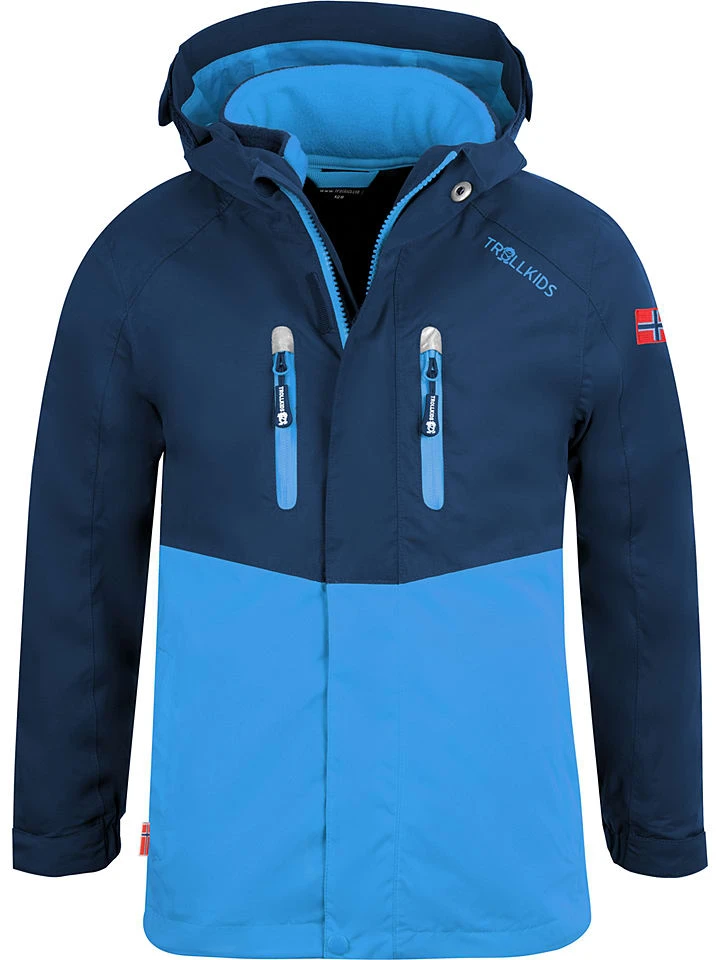 TROLLKIDS 3in1-Funktionsjacke "Bryggen" In Dunkelblau/ Blau 3 TROLLKIDS 3in1-Funktionsjacke "Bryggen" In Dunkelblau/ Blau