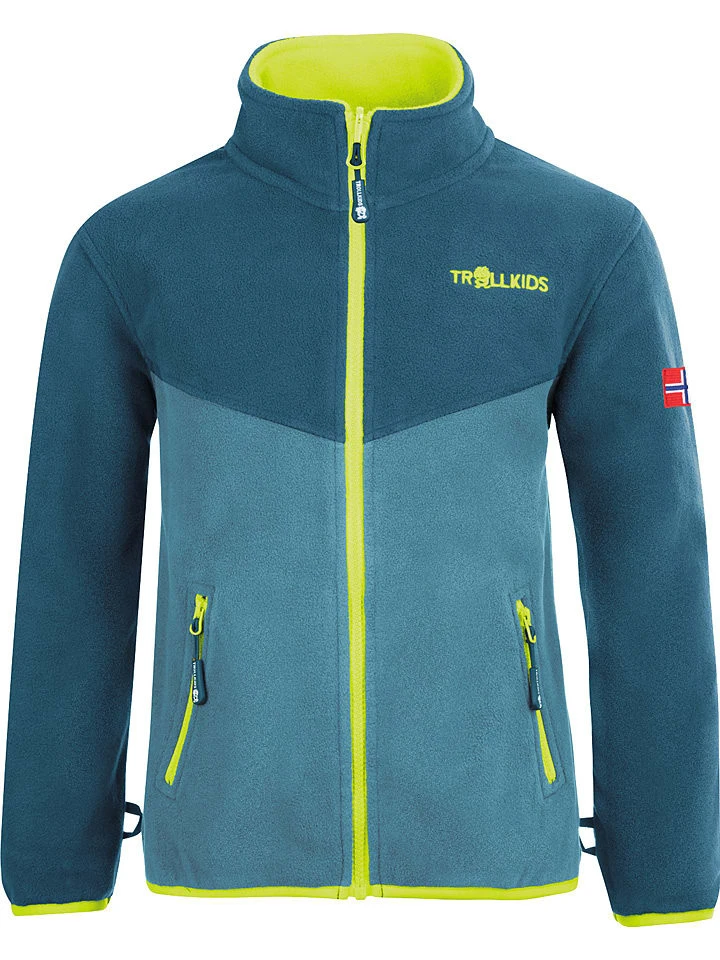 TROLLKIDS 3in1-Funktionsjacke "Bryggen" In Gelb/ Blau 6 TROLLKIDS 3in1-Funktionsjacke "Bryggen" In Gelb/ Blau – Bild 4