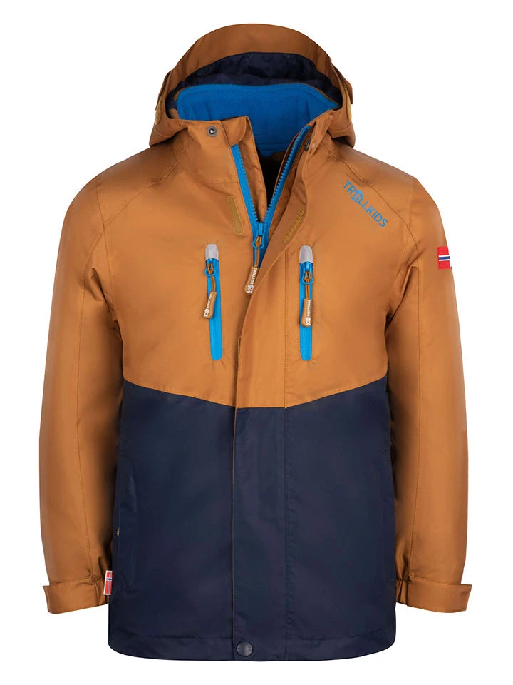 TROLLKIDS 3in1-Funktionsjacke "Bryggen" In Hellbraun 3 TROLLKIDS 3in1-Funktionsjacke "Bryggen" In Hellbraun