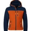 TROLLKIDS Fleece-Jacke Mit Kapuze "Stavanger" In Nachtblau/Zimt 1 TROLLKIDS Fleece-Jacke Mit Kapuze "Stavanger" In Nachtblau/Zimt -Trendiges Bekleidungsgeschäft trollkids fleece jacke mit kapuze stavanger in nachtblau zimt