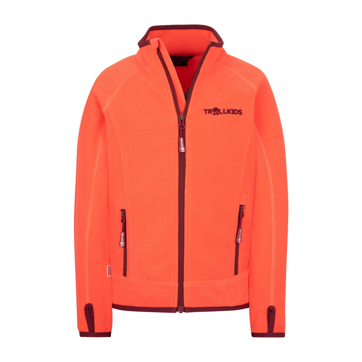 TROLLKIDS Fleecejacke "Noresund" In Kirschrot/ 3 TROLLKIDS Fleecejacke "Noresund" In Kirschrot/