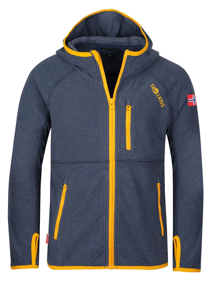 TROLLKIDS Fleecejacke "Sandefjord" In Dunkelblau 3 TROLLKIDS Fleecejacke "Sandefjord" In Dunkelblau