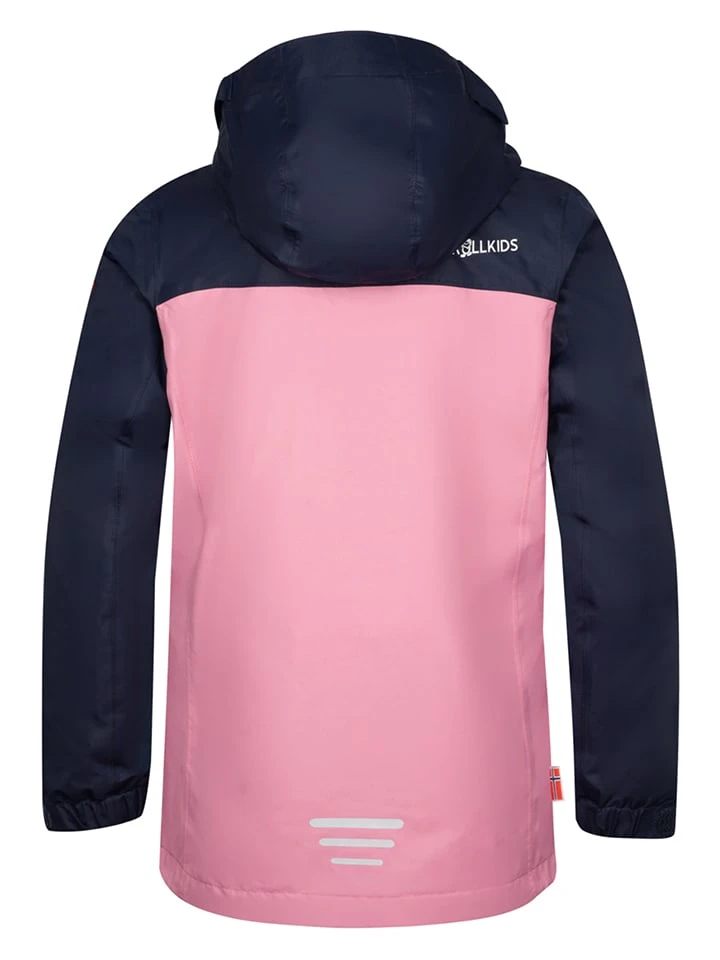 TROLLKIDS Funktionsjacke "Nusfjord" In Rosa/ Dunkelblau 4 TROLLKIDS Funktionsjacke "Nusfjord" In Rosa/ Dunkelblau – Bild 2