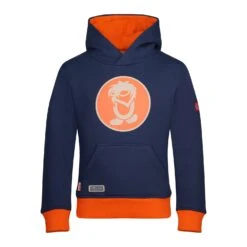 TROLLKIDS Hoodie Pullover Mit Kapuze "Troll" In Mystikblau/Hellorange