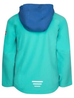 TROLLKIDS Regenjacke "Haugesund" In Blau/ Türkis -Trendiges Bekleidungsgeschäft trollkids regenjacke haugesund in blau turkis 1