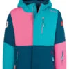 TROLLKIDS Ski-/ Snowboardjacke "Hallingdal" In Türkis/ Rosa -Trendiges Bekleidungsgeschäft trollkids ski snowboardjacke hallingdal in turkis rosa