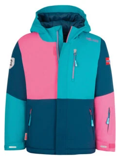 TROLLKIDS Ski-/ Snowboardjacke "Hallingdal" In Türkis/ Rosa