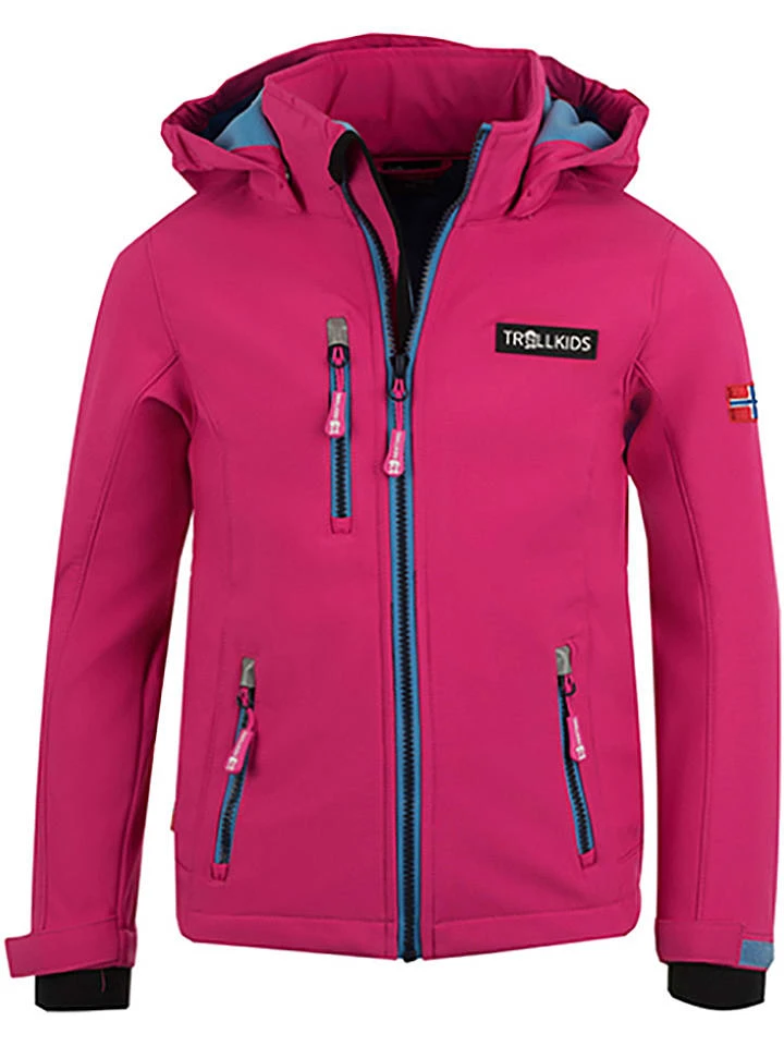 TROLLKIDS Softshelljacke "Preikestolen" In Pink 3 TROLLKIDS Softshelljacke "Preikestolen" In Pink