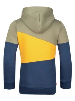 TROLLKIDS Sweatjacke "Alesund" In Dunkelblau/ Gelb/ Grün -Trendiges Bekleidungsgeschäft trollkids sweatjacke alesund in dunkelblau gelb grun 1