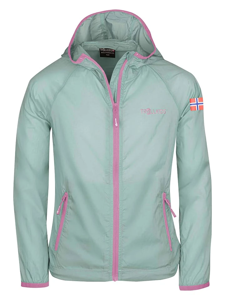 TROLLKIDS Windbreaker "Fjell" In Grün 3 TROLLKIDS Windbreaker "Fjell" In Grün
