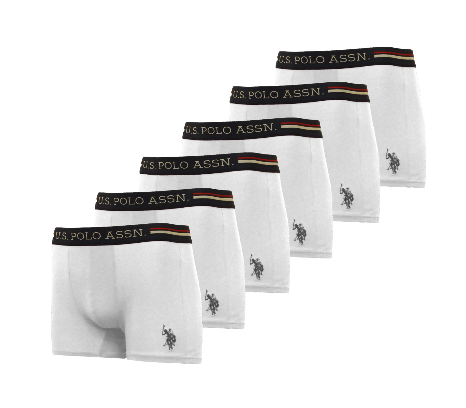 U.S. Polo Assn. 6er Set: Boxershorts In Grau 3 U.S. Polo Assn. 6er Set: Boxershorts In Grau