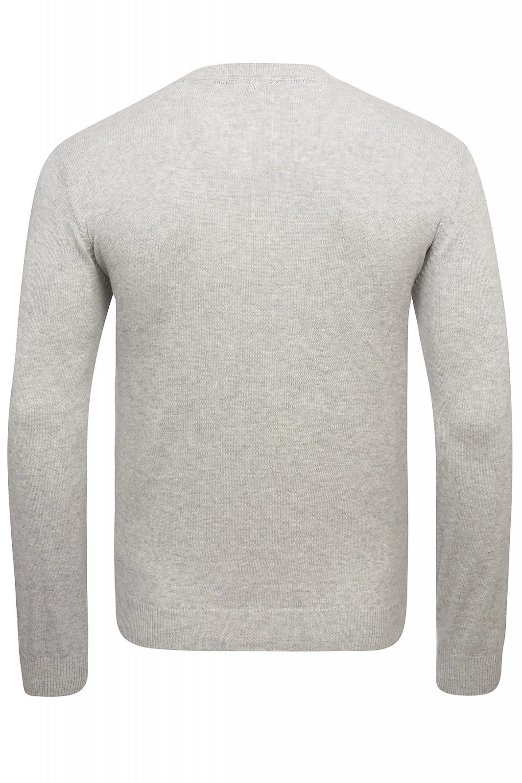 U.S. Polo Assn. V-Neck Pullover In GRAU-MELANGE 4 U.S. Polo Assn. V-Neck Pullover In GRAU-MELANGE – Bild 2