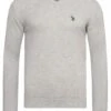 U.S. Polo Assn. V-Neck Pullover In GRAU-MELANGE -Trendiges Bekleidungsgeschäft u s polo assn u s polo assn v neck pullover in grau melange
