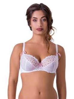 Bügel-BH In Weiß/ Rosa