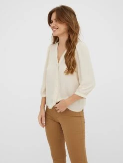 Vero Moda Bluse "Maple" In Creme 10 Vero Moda Bluse "Maple" In Creme -Trendiges Bekleidungsgeschäft vero moda bluse maple in creme 3