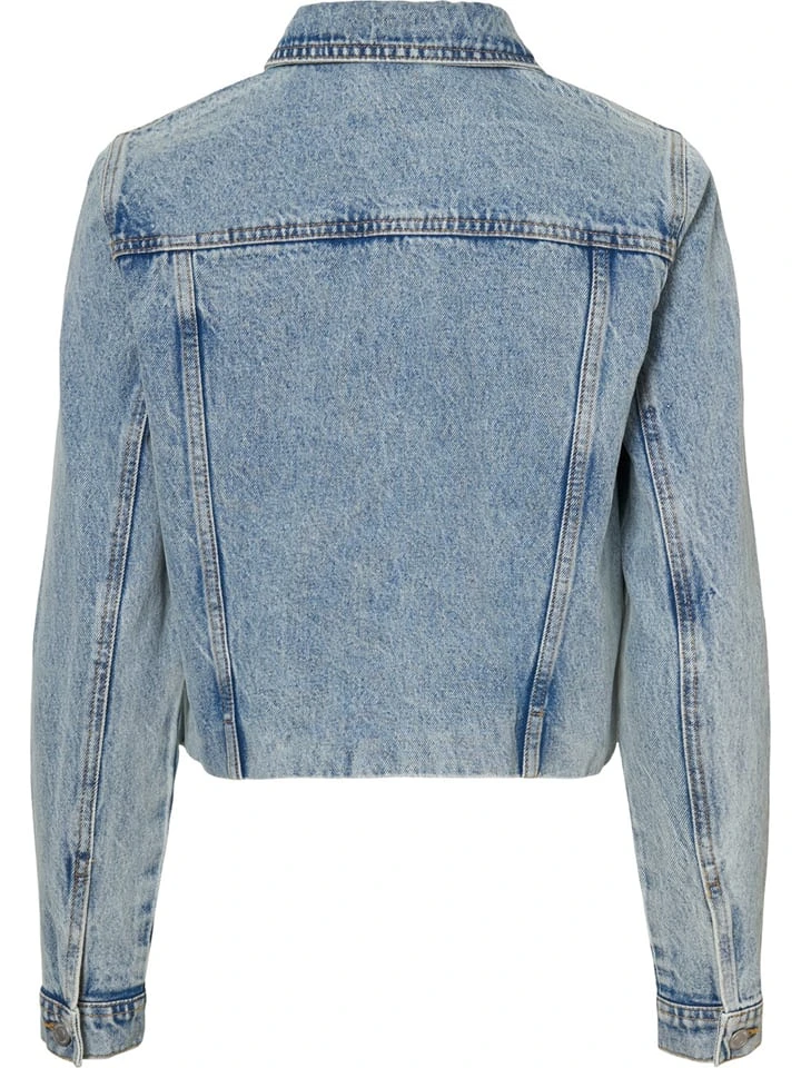 Vero Moda Jeansjacke "Mikky" In Hellblau 4 Vero Moda Jeansjacke "Mikky" In Hellblau – Bild 2