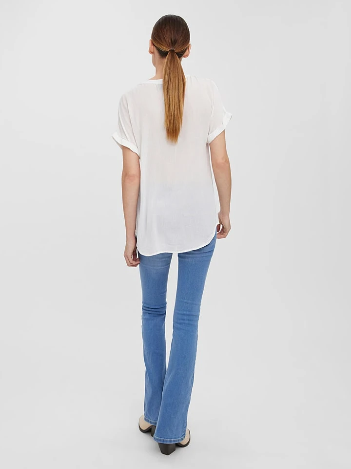 Vero Moda Shirt "Agathe" In Weiß 4 Vero Moda Shirt "Agathe" In Weiß – Bild 2