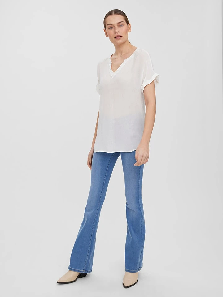 Vero Moda Shirt "Agathe" In Weiß 5 Vero Moda Shirt "Agathe" In Weiß – Bild 3
