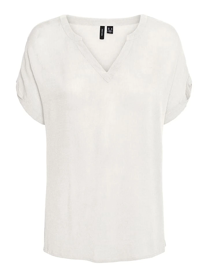 Vero Moda Shirt "Agathe" In Weiß 7 Vero Moda Shirt "Agathe" In Weiß – Bild 5
