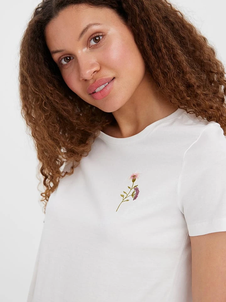 Vero Moda Shirt "Bliafrancis" In Weiß 4 Vero Moda Shirt "Bliafrancis" In Weiß – Bild 2