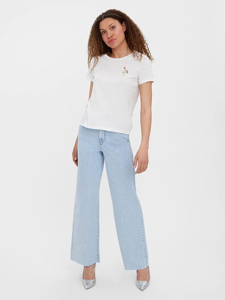 Vero Moda Shirt "Bliafrancis" In Weiß 6 Vero Moda Shirt "Bliafrancis" In Weiß – Bild 4