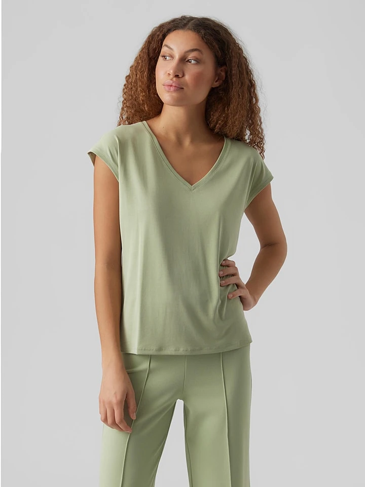 Vero Moda Shirt "Vmfilli" In Grün 3 Vero Moda Shirt "Vmfilli" In Grün