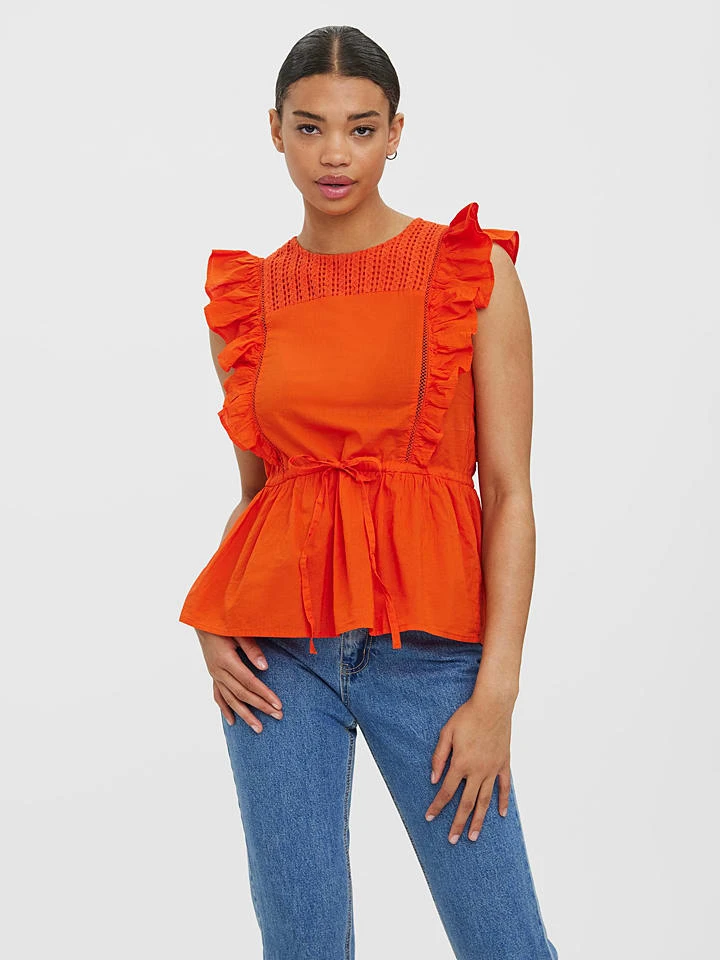 Vero Moda Top "Jilla" In Rot 5 Vero Moda Top "Jilla" In Rot – Bild 3
