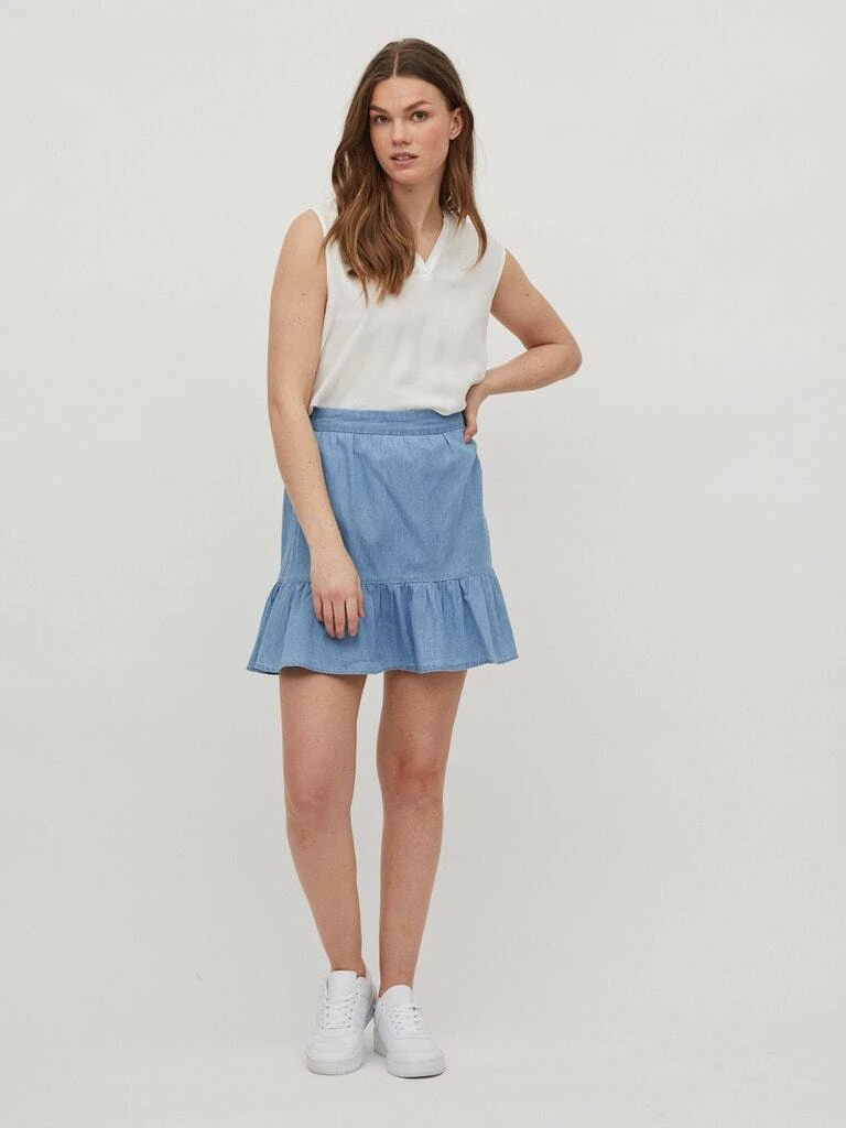 Vila Halbarmbluse In Snow White 6 Vila Halbarmbluse In Snow White – Bild 4