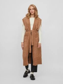 Vila Longcardigan "Cilia" In Camel