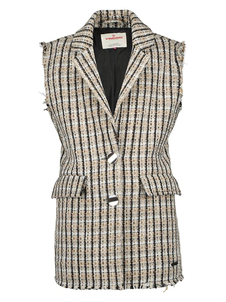 Vingino Blazer "Tajra" In Beige/ Schwarz 3 Vingino Blazer "Tajra" In Beige/ Schwarz