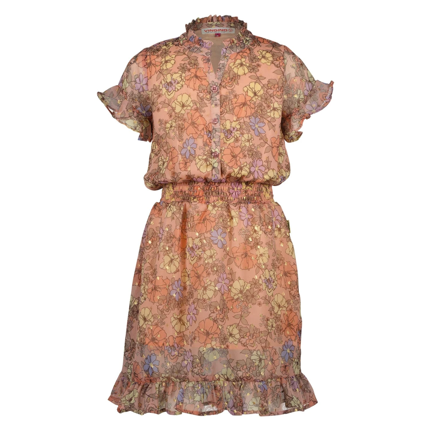 Vingino Midikleid Palieke In Light Coral 3 Vingino Midikleid Palieke In Light Coral