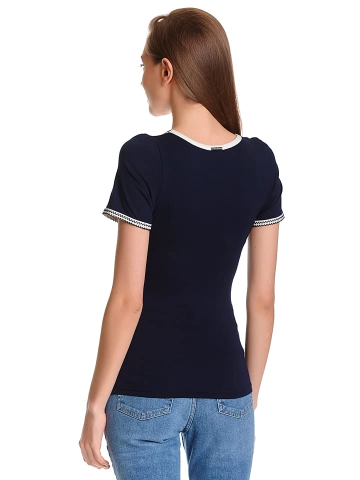 Shirt "Mer Ahoy" In Dunkelblau 4 Shirt "Mer Ahoy" In Dunkelblau – Bild 2