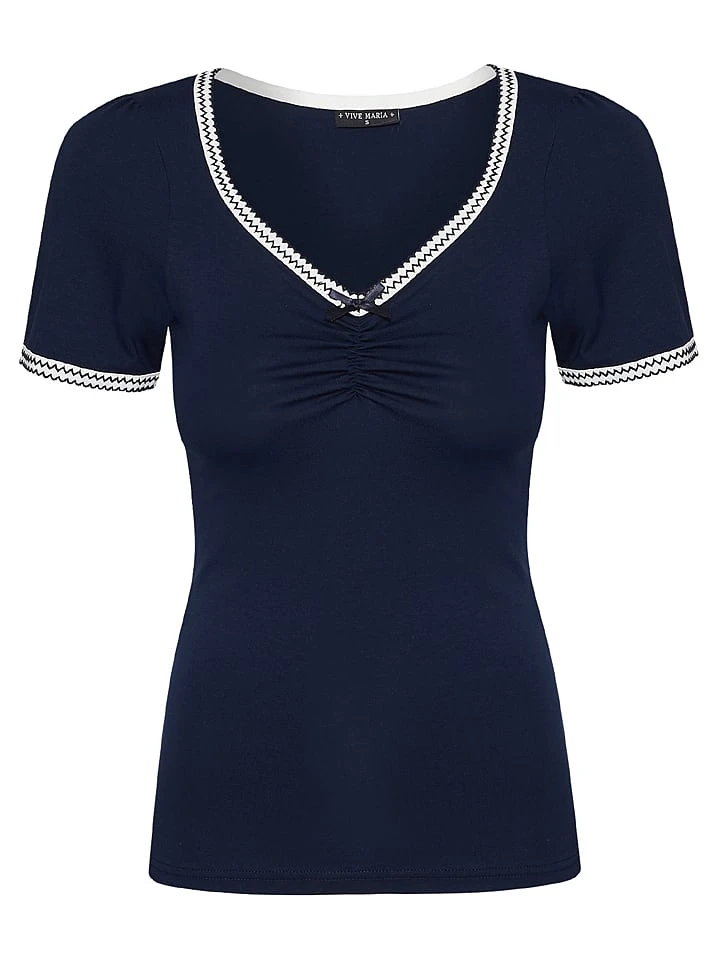 Shirt "Mer Ahoy" In Dunkelblau 5 Shirt "Mer Ahoy" In Dunkelblau – Bild 3