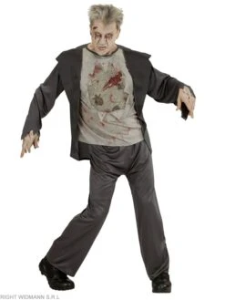 WIDMANN 2tlg. Kostüm "ZOMBIE" In Anthrazit -Trendiges Bekleidungsgeschäft widmann 2tlg kostum zombie in anthrazit 1