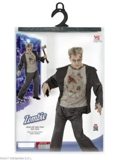 WIDMANN 2tlg. Kostüm "ZOMBIE" In Anthrazit -Trendiges Bekleidungsgeschäft widmann 2tlg kostum zombie in anthrazit 3