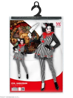 WIDMANN 3tlg. Kostüm "HORROR HARLEKINA" In Schwarz/ Weiß 9 WIDMANN 3tlg. Kostüm "HORROR HARLEKINA" In Schwarz/ Weiß -Trendiges Bekleidungsgeschäft widmann 3tlg kostum horror harlekina in schwarz weiss 3