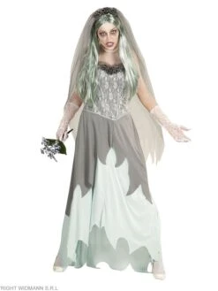 WIDMANN 3tlg. Kostüm "ZOMBIE BRAUT" In Grau 7 WIDMANN 3tlg. Kostüm "ZOMBIE BRAUT" In Grau -Trendiges Bekleidungsgeschäft widmann 3tlg kostum zombie braut in grau 1
