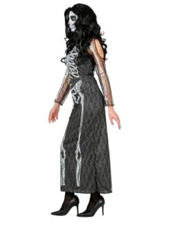 WIDMANN Kostümkleid "SKELETT" In Schwarz